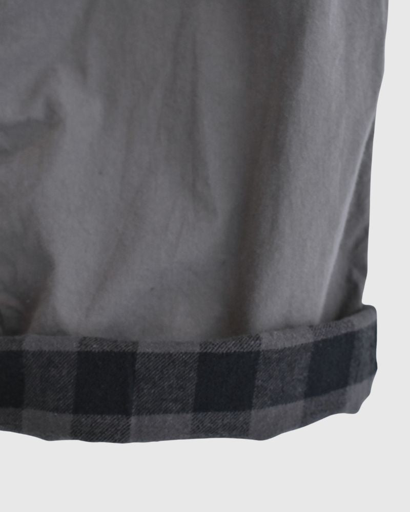 40s ORGANIC POPLIN (OVERDYE) EASY PANTS SmokeGray