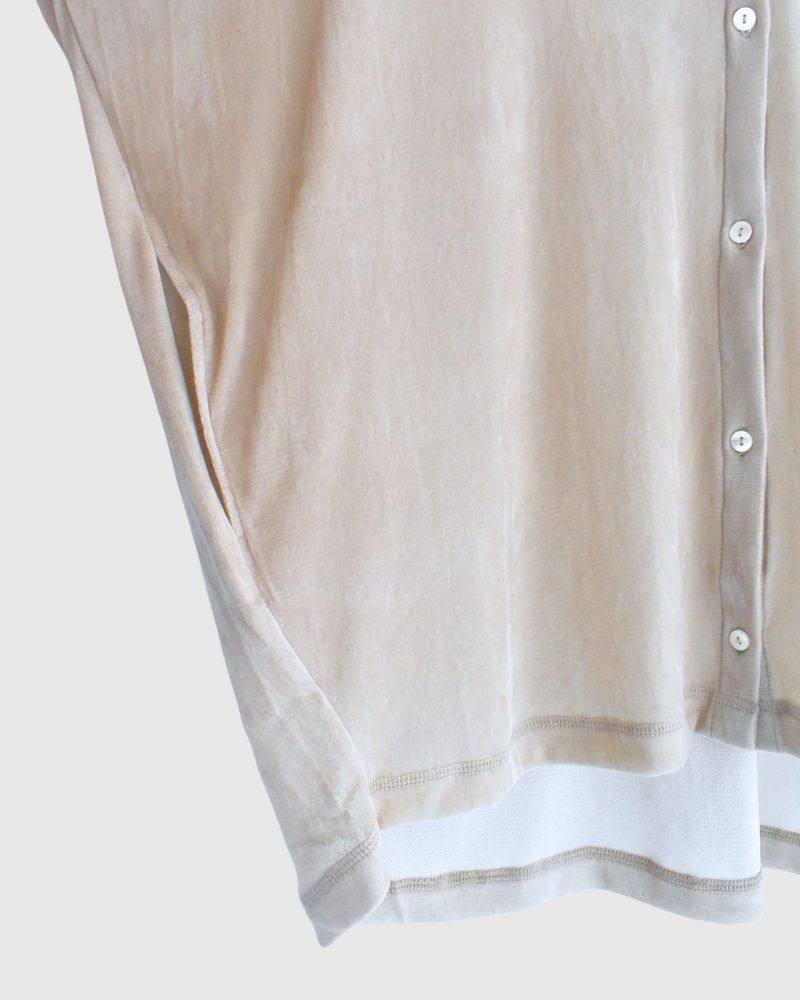 TULLE FLOCKY カーディガン Beige