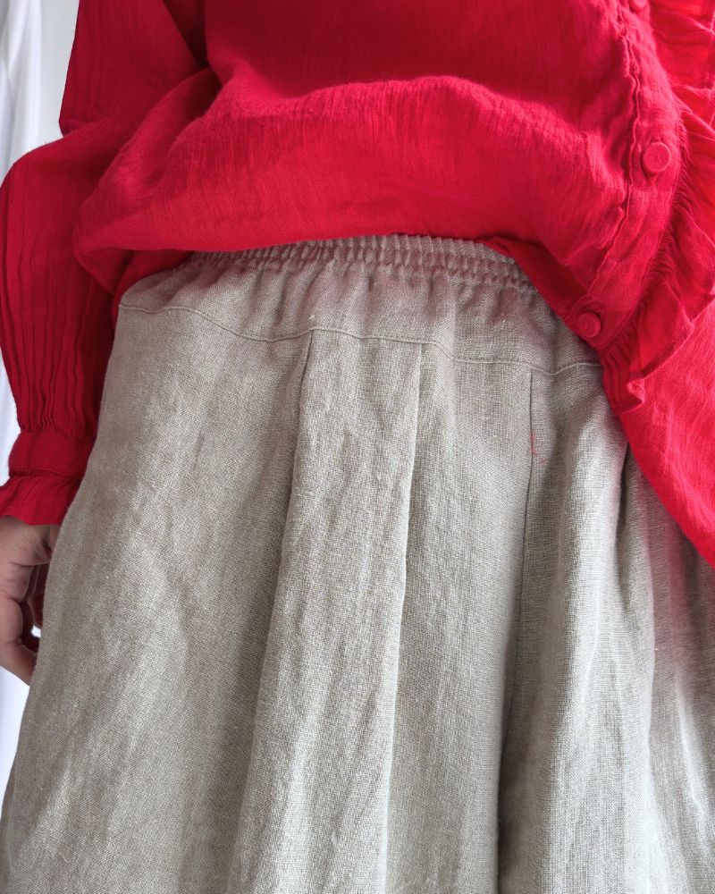 エッグパンツ（LINEN） Flax