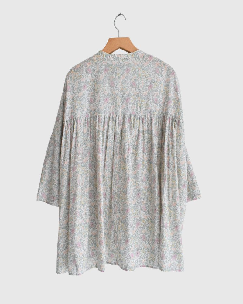 LIBERTY PRINT シャツブラウス Iris