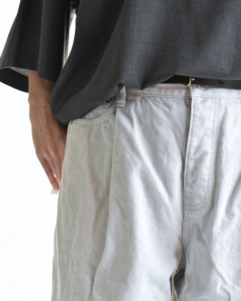 ワイドデニムパンツ Gray