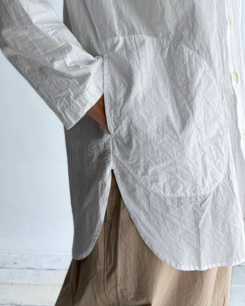 フーディシャツ White