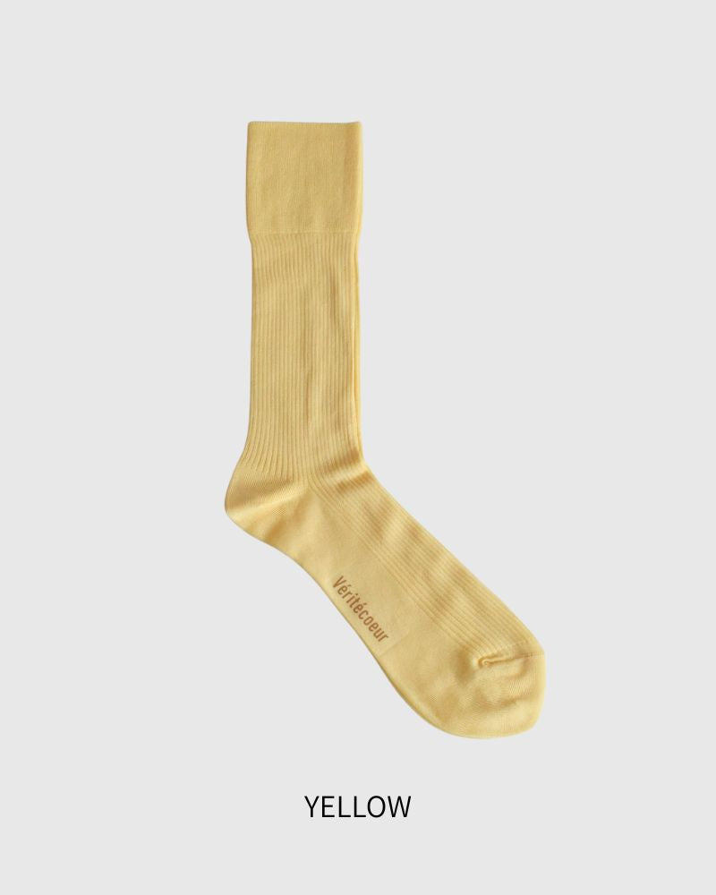 5カラーリブソックス