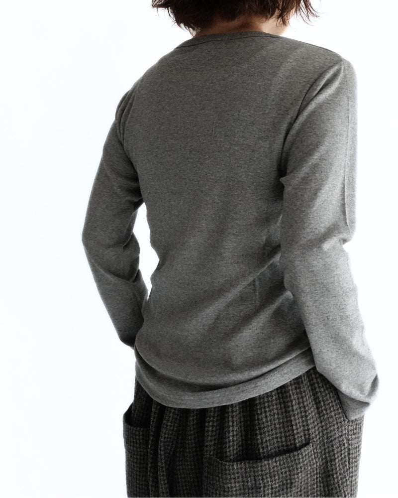 ヤク クルーネックプルオーバー Gray