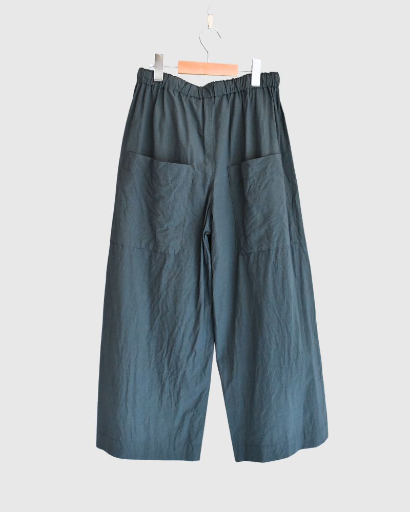 イージーワイドパンツ DarkGreen