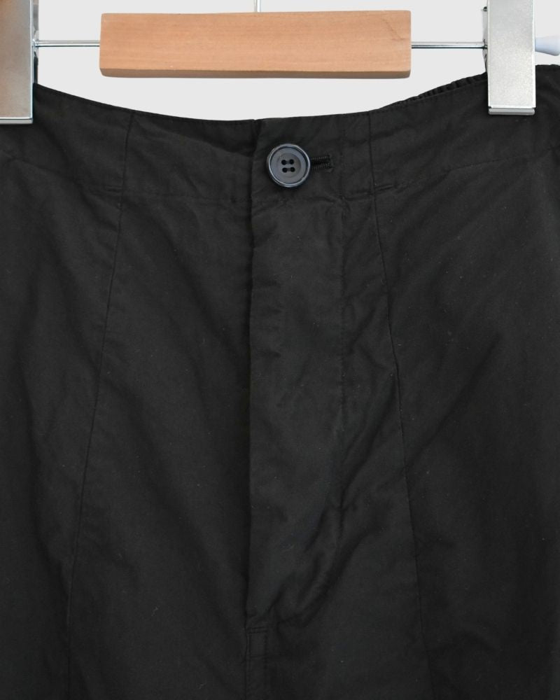 コットンシルクパンツ Black
