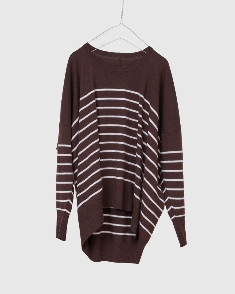 【予約】 F/W LA 521 バスクボーダーディメンションニット（10月初旬 - 10月中旬）