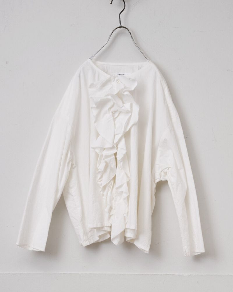 【予約】MS/F LA493 クワイエットフリルブラウス（8月中旬 - 8月末）