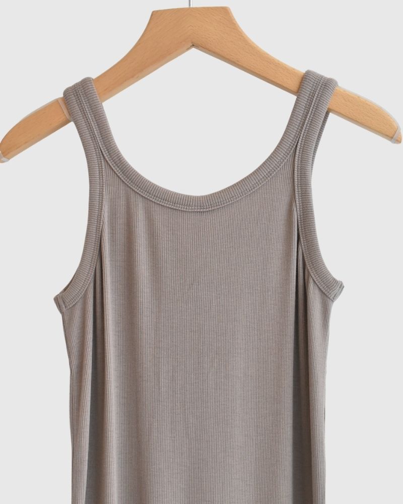 Basic Rib Tank "NICK" Grayge