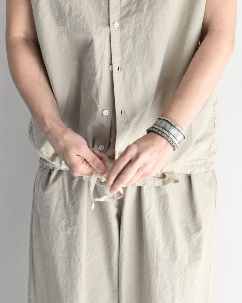シュリンクフレンチスリーブシャツ Beige