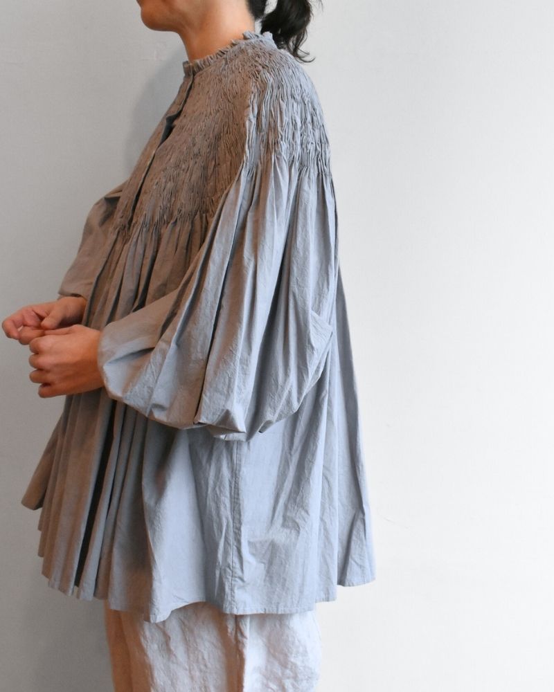 【予約】MS/F RS009 サーキュラーピンタックシャツ（9月末 - 10月初旬）