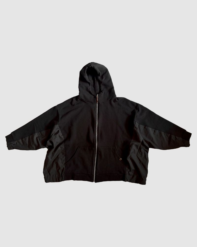 【予約】A/W TT201 スウェードスウェットのワイドジップパーカー（9月）
