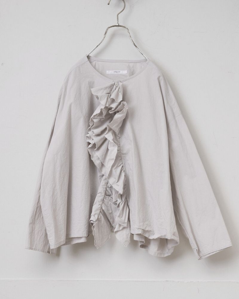 【予約】MS/F LA493 クワイエットフリルブラウス（8月中旬 - 8月末）
