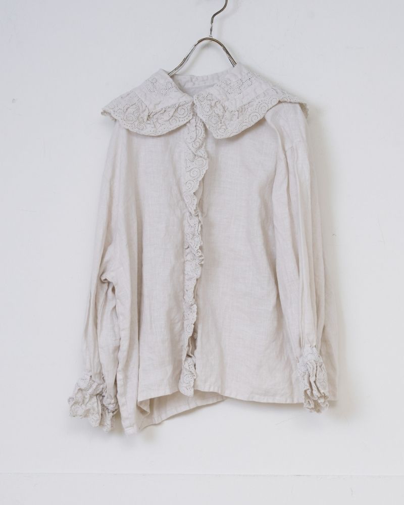 【予約】S/S G1160 ameri ANTIQUE FRILL BLOUSE（2月末 - 3月初旬）