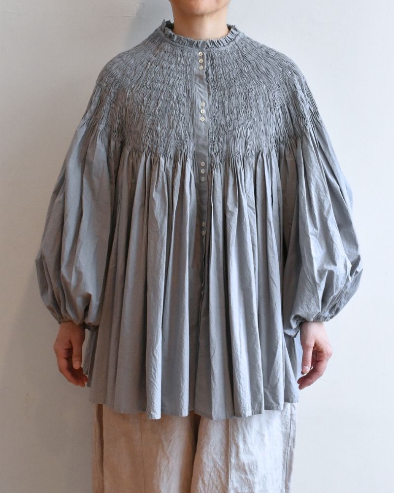 【予約】MS/F RS009 サーキュラーピンタックシャツ（9月末 - 10月初旬）