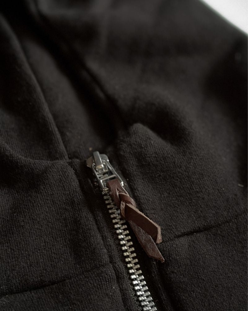 【予約】A/W TT201 スウェードスウェットのワイドジップパーカー（9月）