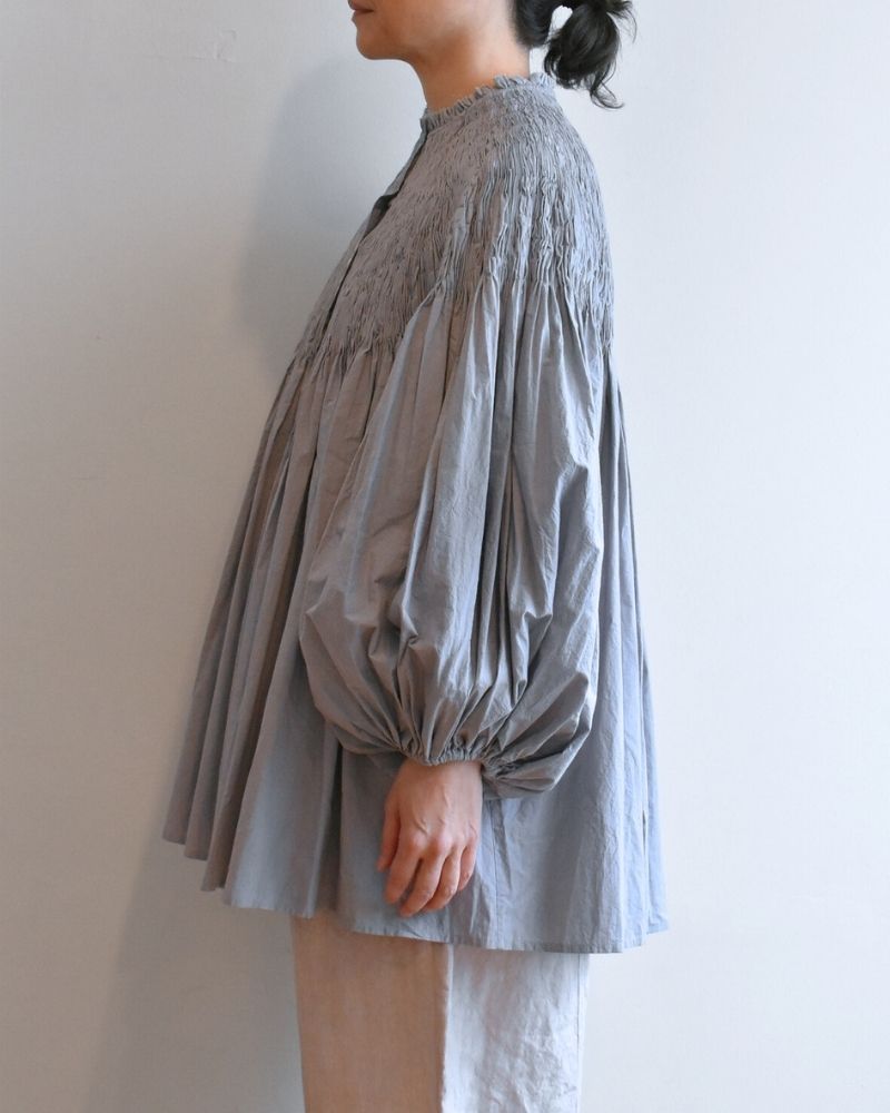 【予約】MS/F RS009 サーキュラーピンタックシャツ（9月末 - 10月初旬）