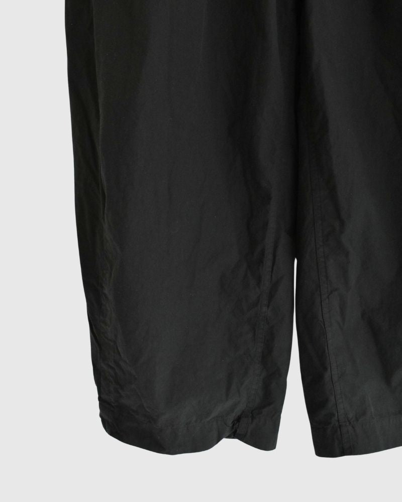コットンシルクパンツ Black