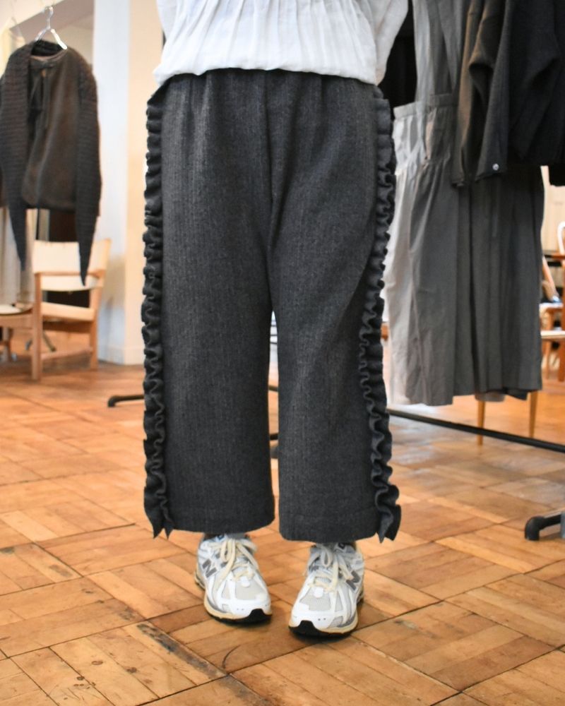 【予約】 F/W G 1233 ピケウールビビアンパンツ（9月中旬 - 9月末）