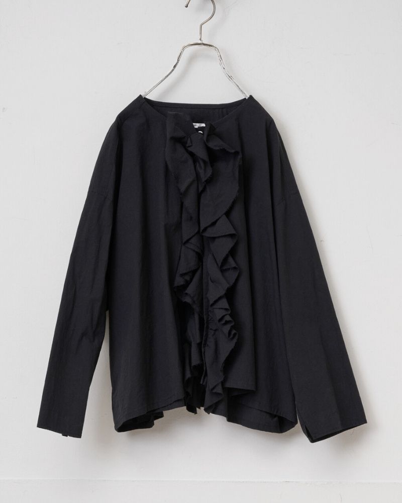 【予約】MS/F LA493 クワイエットフリルブラウス（8月中旬 - 8月末）