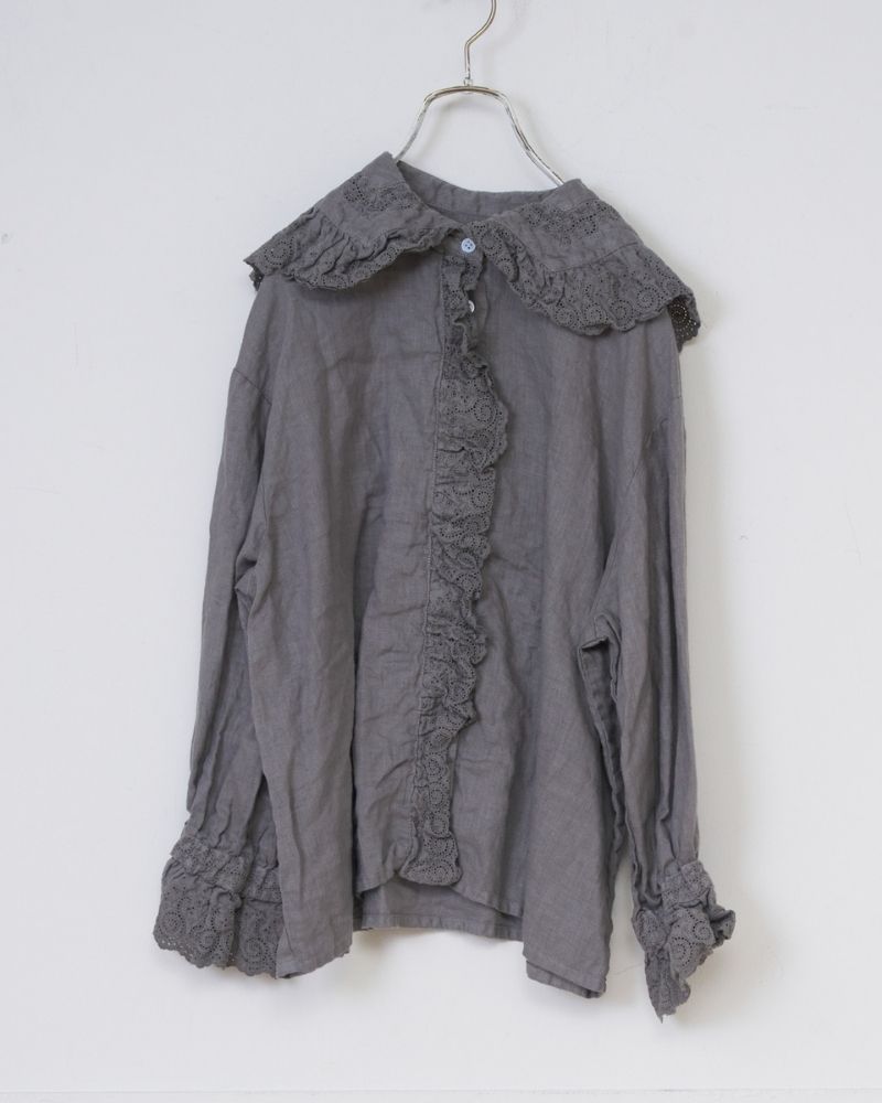 【予約】S/S G1160 ameri ANTIQUE FRILL BLOUSE（2月末 - 3月初旬）