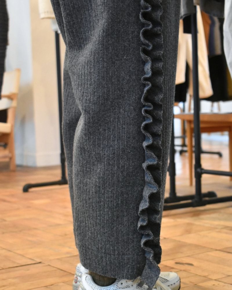 【予約】 F/W G 1233 ピケウールビビアンパンツ（9月中旬 - 9月末）