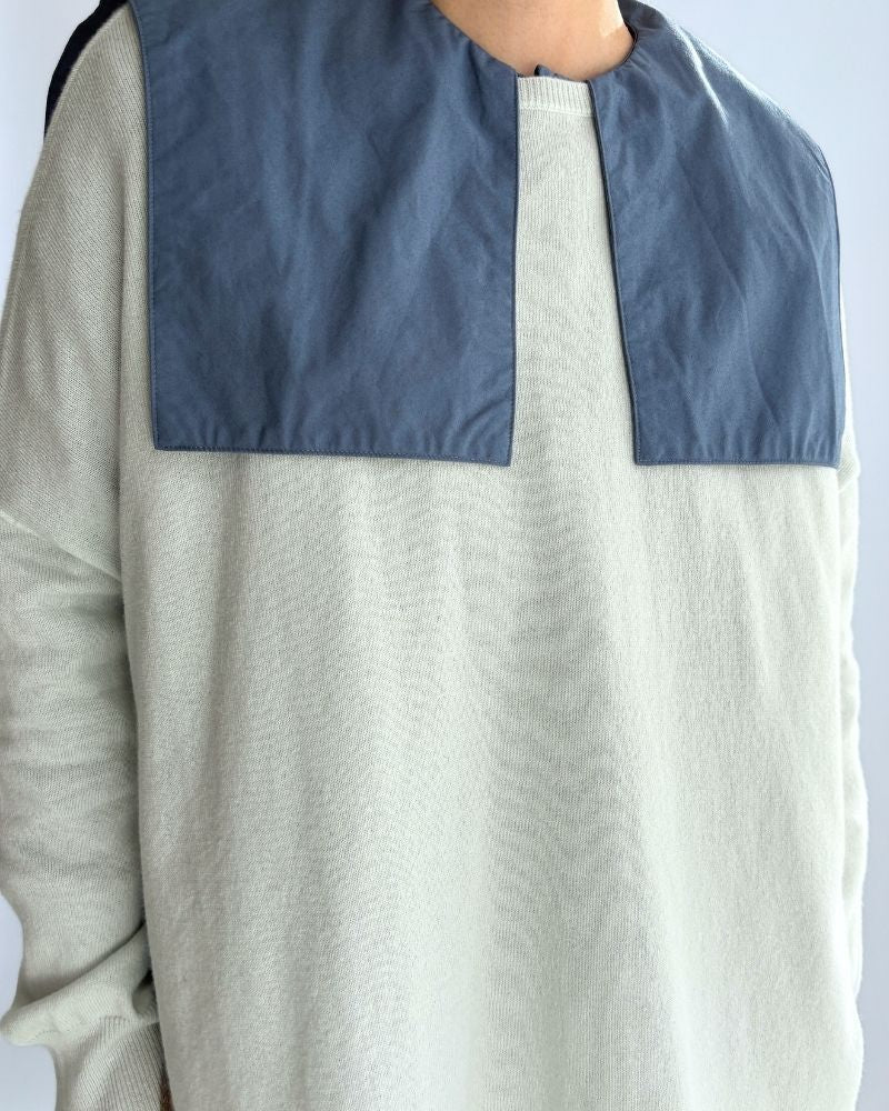 【sale】タイプライターシスターカラーシャツ JayBlue