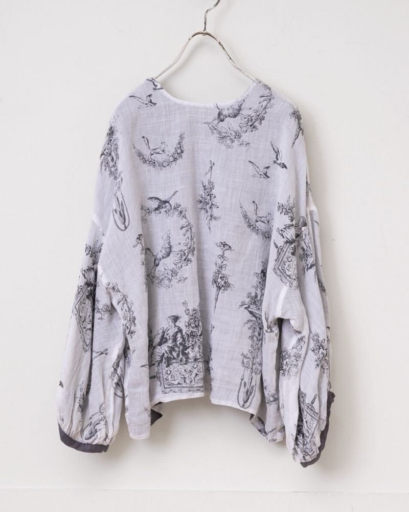 【予約】MS/F G1205 Florence ブラウス - reversible -（8月初旬 - 8月中旬）