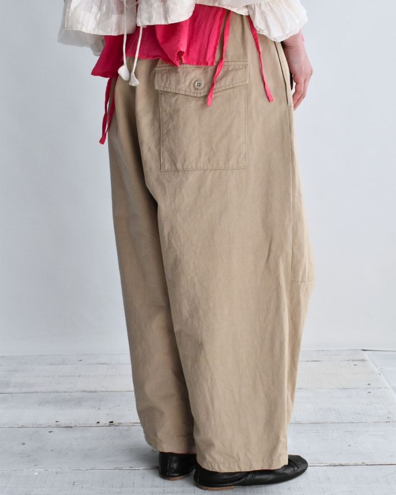 【予約】MS/F LA491 ハイカウントツイルニーダーツパンツ（8月初旬 - 8月中旬）