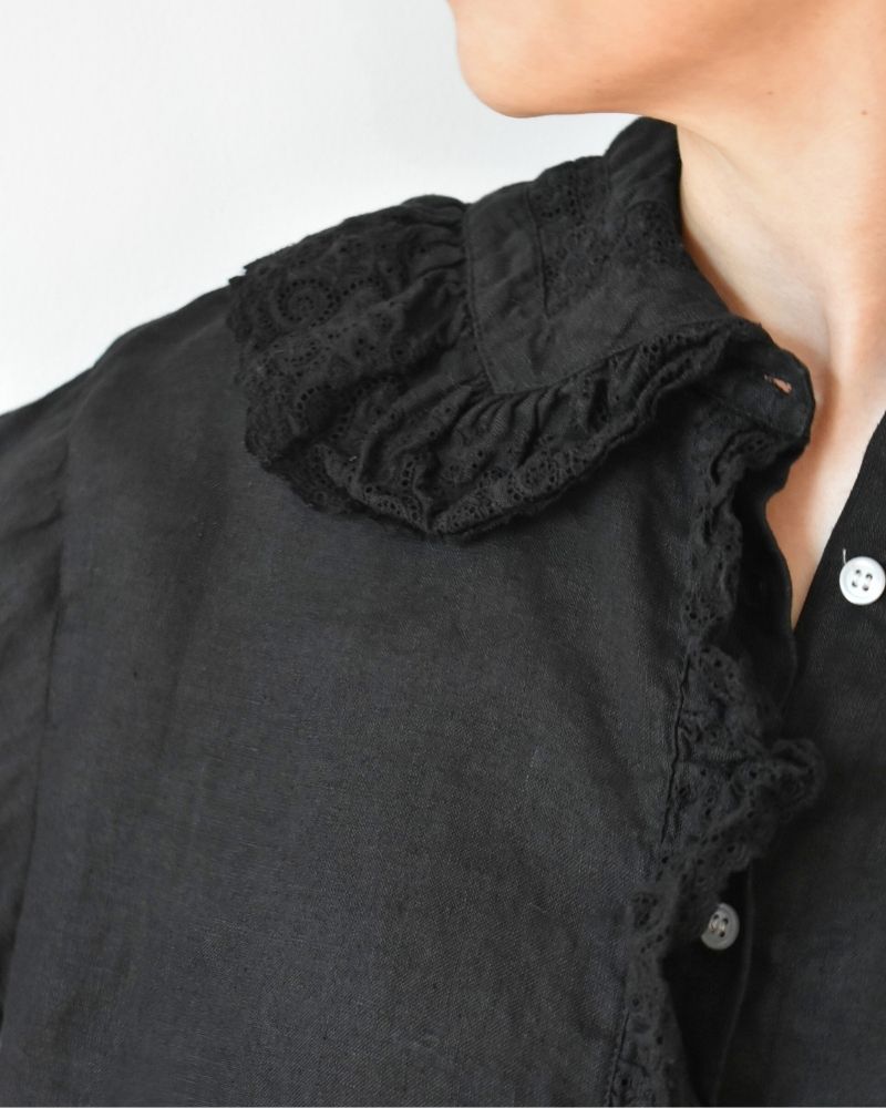 【予約】S/S G1160 ameri ANTIQUE FRILL BLOUSE（2月末 - 3月初旬）