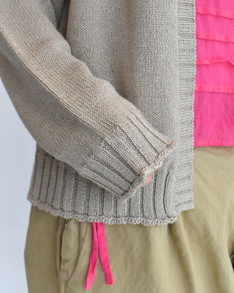 ラグランスリーブカーディガン Beige