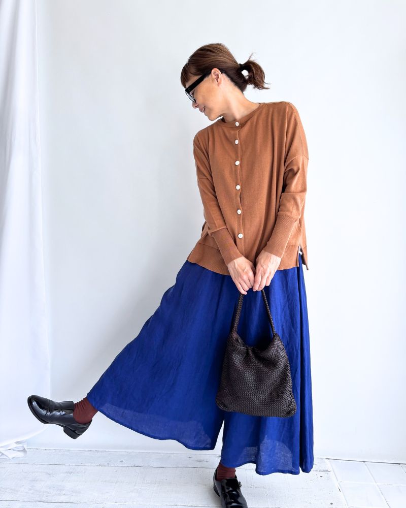 5COL 2WAY カーディガン Camel