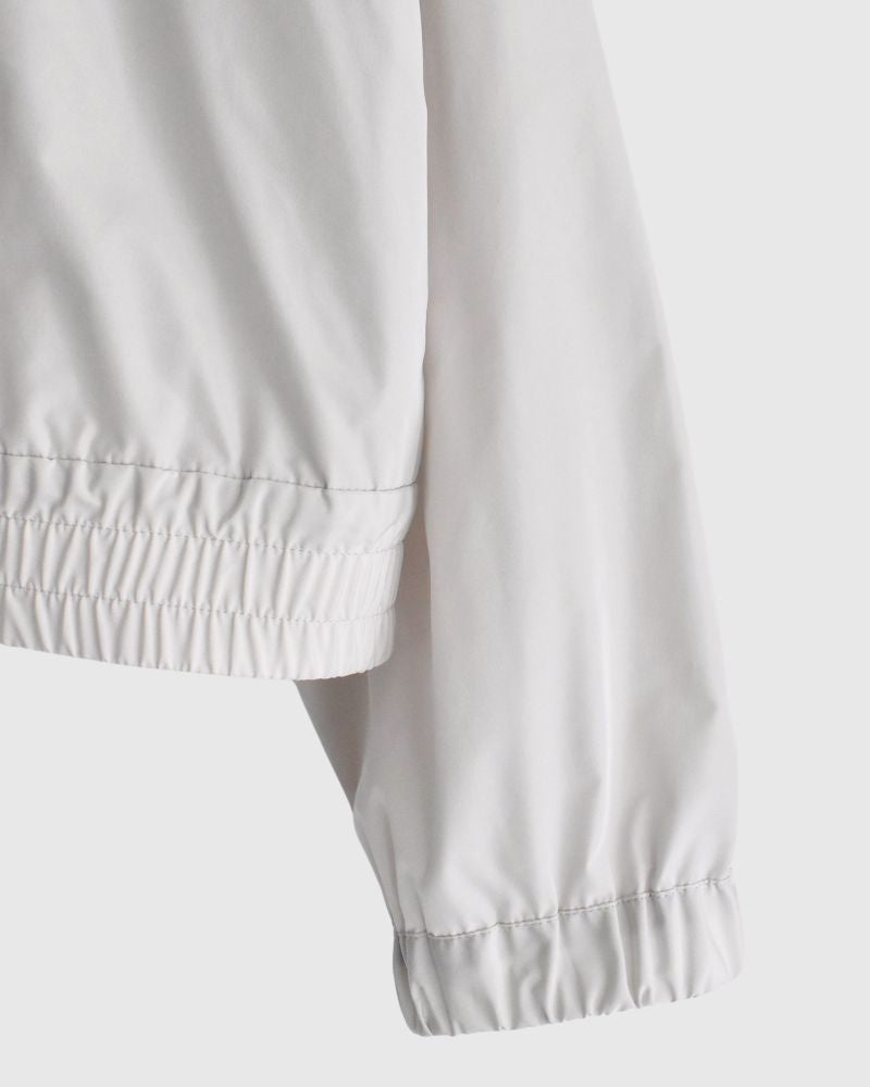 フロントフリル ZIPUP ジャンパー IceGray