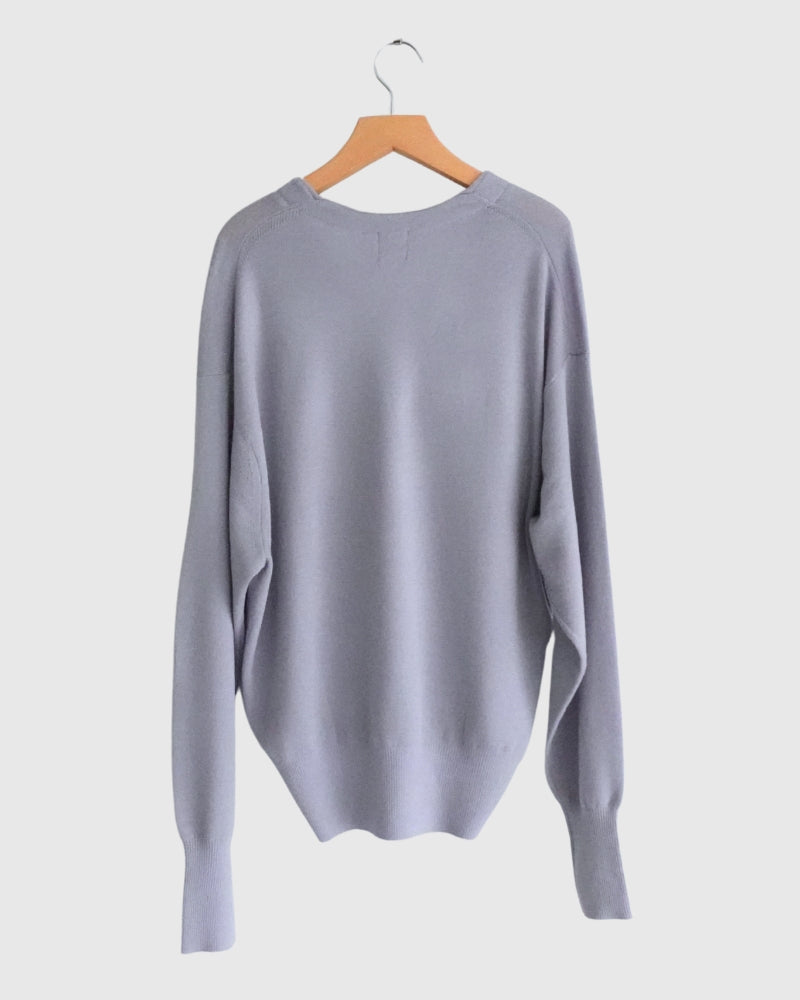 ディープVネックセーター Gray