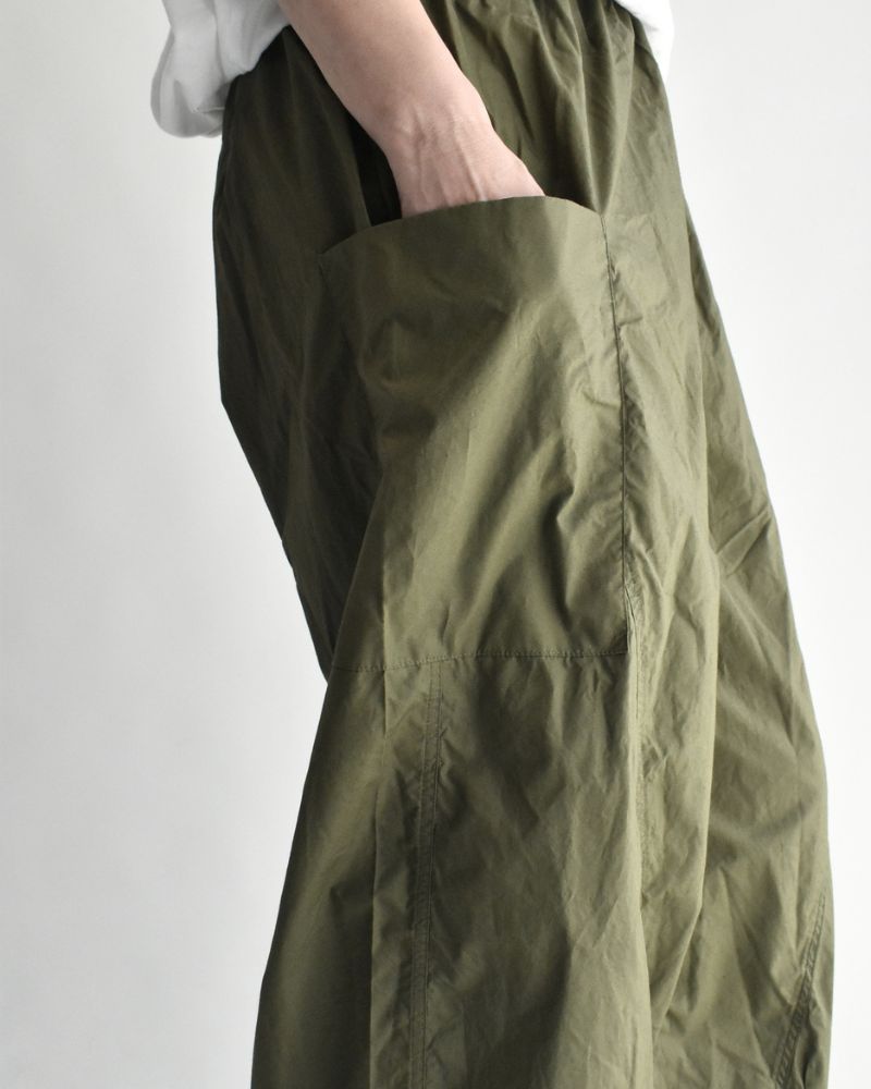 タイプライターコットンパンツ Khaki