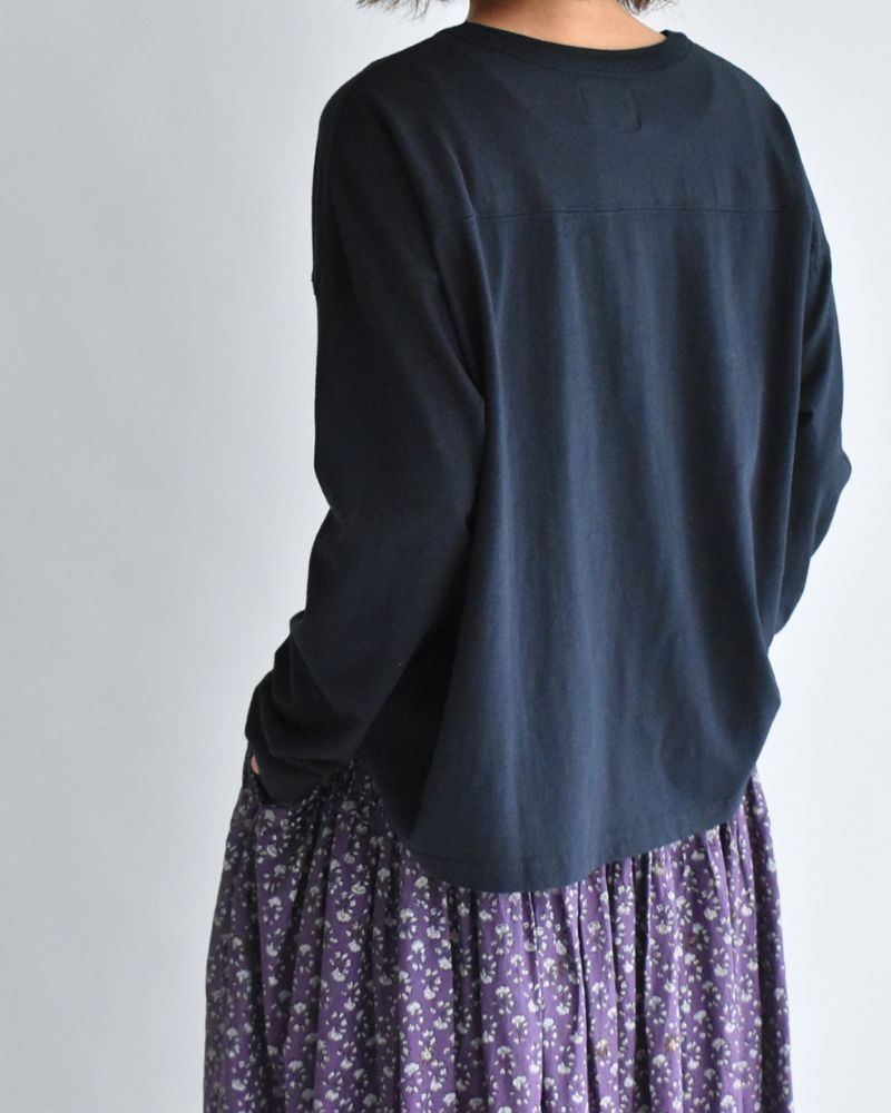 ナンバリング ワイドTシャツ Navy