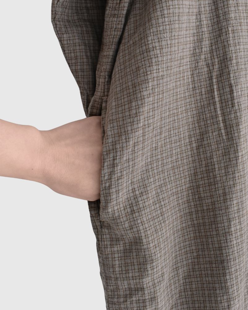 ダディチェックシャツ Gray