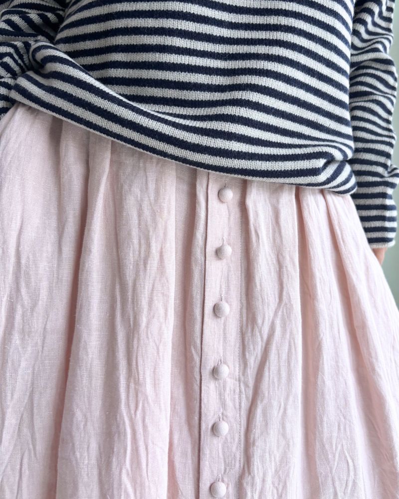 フレンチリネンスカート Pink