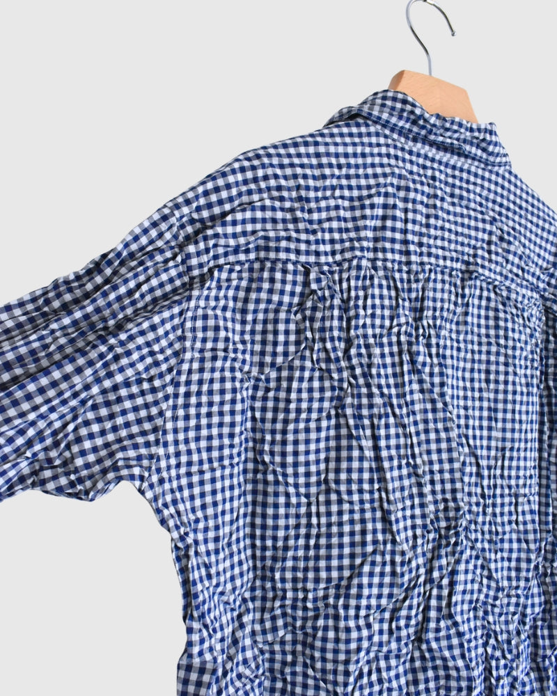 REGULAR COLLAR L/SL SHIRTS BlueGingham
