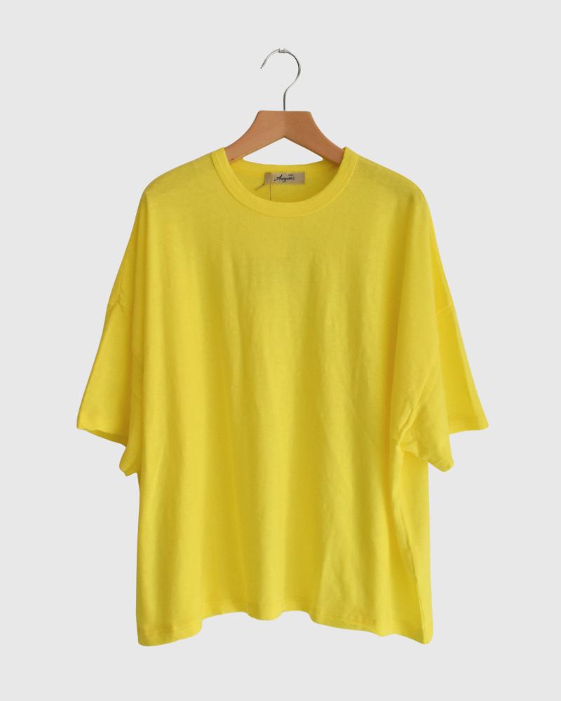 ワイドTシャツ Yellow