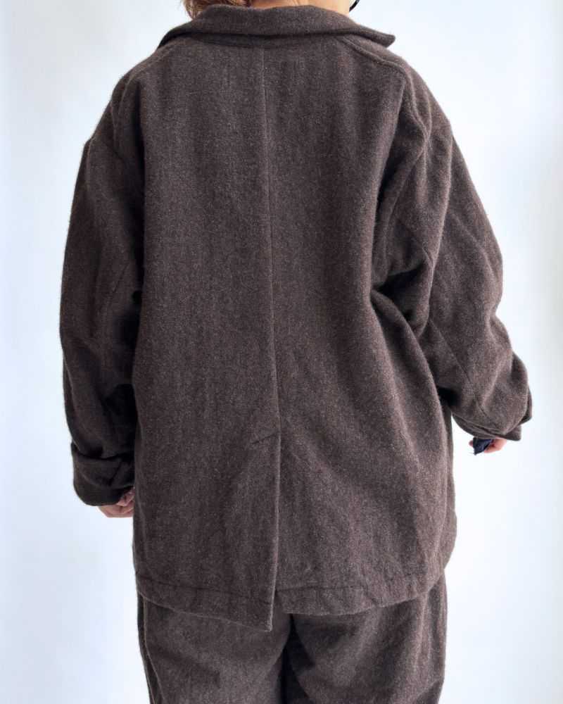 ウールテーラードジャケット Brown