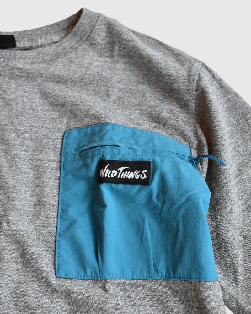 【sale】ビンテージトンプキンテンジク WILDTHINGS TEE Gray　01