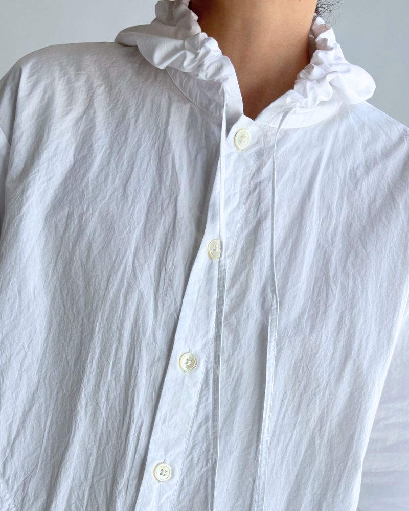 フーディシャツ White