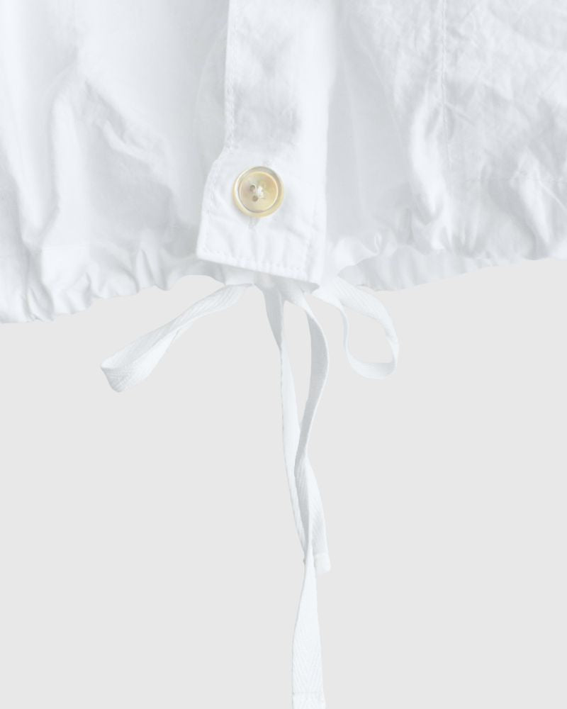 ドロストシャツ White