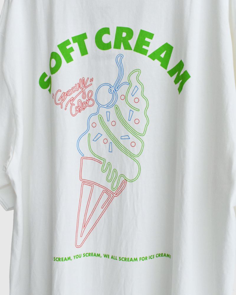 SOFT CREAM Tシャツ (MENS) White