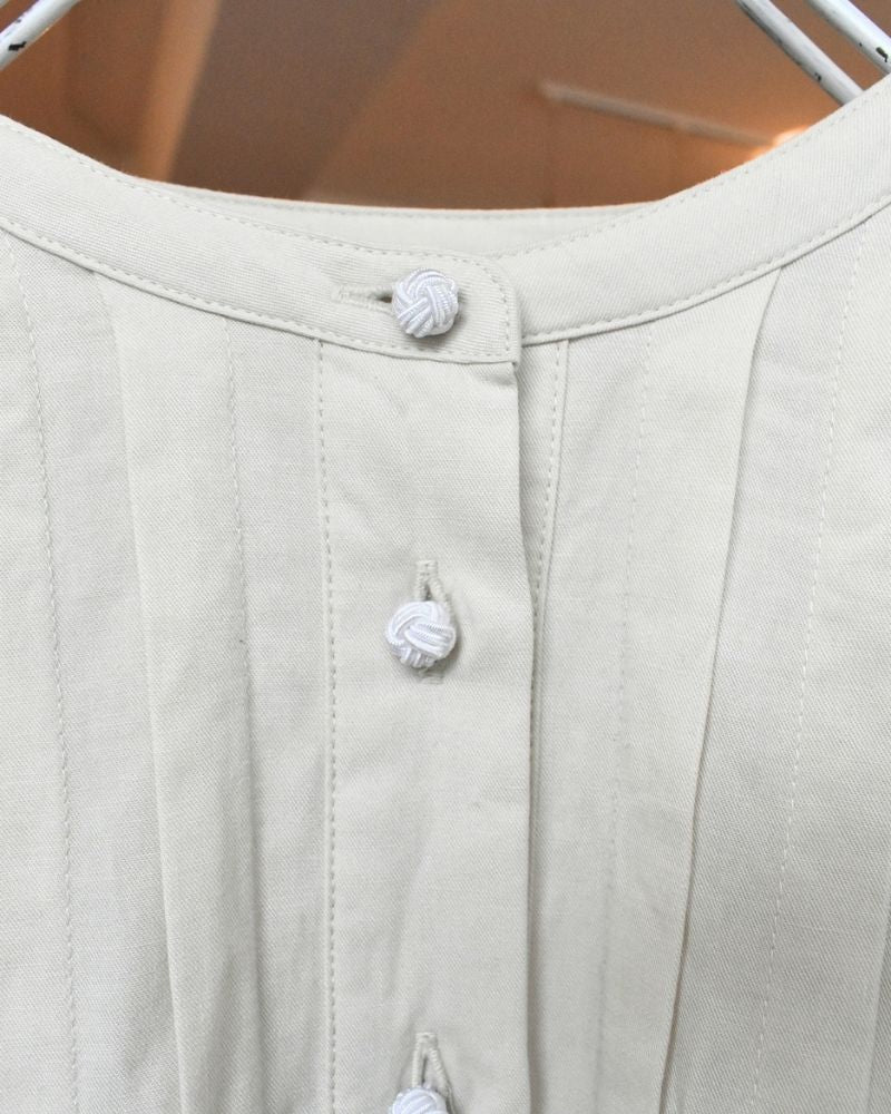 【予約】 F/W LA 502 アノニマスピンタックチュニックブラウス（8月末 - 9月初旬）
