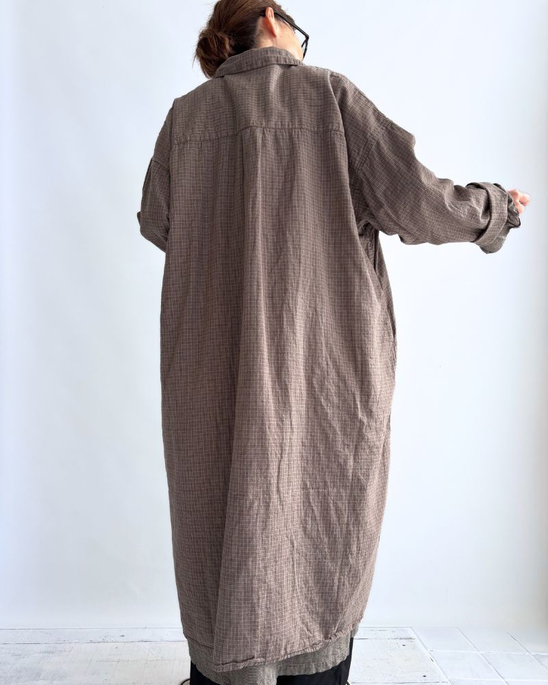 ダディチェックシャツ Gray