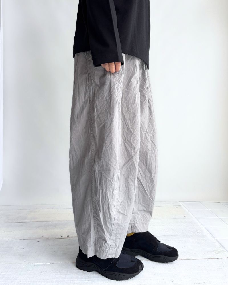 コットンシルクパンツ Gray