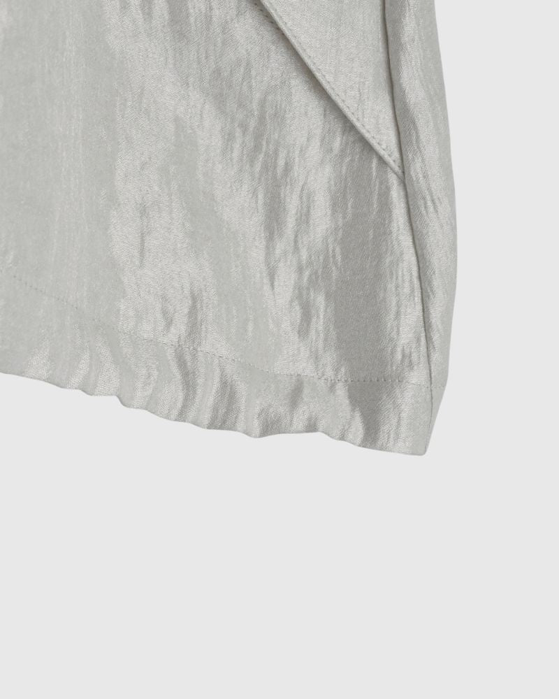 シャイニー フーディブルゾン OffBeige