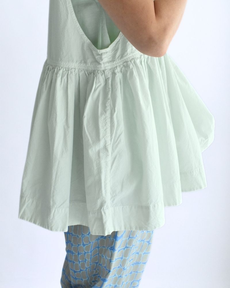 ノースリーブギャザートップス MintGreen